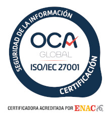 Certificado de calidad ISO 27001